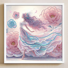 Load image into Gallery viewer, Diamond Painting - Partial Crystal - Crystal Princess pink (30*30CM)
