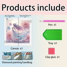 Load image into Gallery viewer, Diamond Painting - Partial Crystal - Crystal Princess pink (30*30CM)
