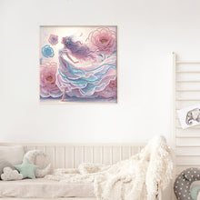 Load image into Gallery viewer, Diamond Painting - Partial Crystal - Crystal Princess pink (30*30CM)
