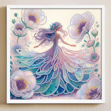 Load image into Gallery viewer, Diamond Painting - Partial Crystal - Crystal Princess purple (30*30CM)
