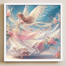 Load image into Gallery viewer, Diamond Painting - Partial Crystal - Dream Crystal Princess Wing Girl (30*30CM)
