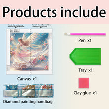 Load image into Gallery viewer, Diamond Painting - Partial Crystal - Dream Crystal Princess Wing Girl (30*30CM)
