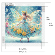 Load image into Gallery viewer, Diamond Painting - Partial Crystal - Dream Crystal Princess Yellow Flower Spirit Array (30*30CM)
