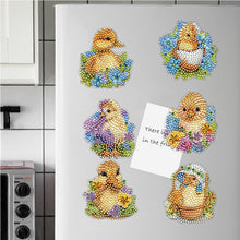 Load image into Gallery viewer, 6Pcs Special Shape Duck Diamond Painting Fridge Magnets for Home Decor
