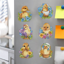 Load image into Gallery viewer, 6Pcs Special Shape Duck Diamond Painting Fridge Magnets for Home Decor
