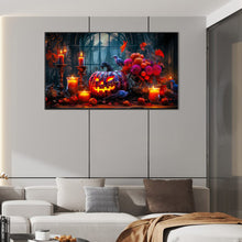 Load image into Gallery viewer, Diamond Painting - Full Round - Halloween Pumpkin Lantern (70*40CM)
