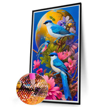 Load image into Gallery viewer, Diamond Painting - Full Round - Blue bird (40*65CM)
