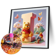 Load image into Gallery viewer, Diamond Painting - Full Round - Winnie the Pooh&#39;s 26 Letters I (30*30CM)
