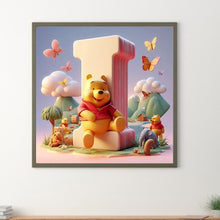 Load image into Gallery viewer, Diamond Painting - Full Round - Winnie the Pooh&#39;s 26 Letters I (30*30CM)
