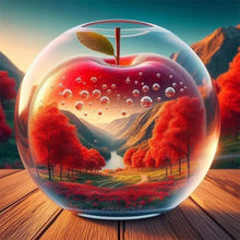 Load image into Gallery viewer, Diamond Painting - Full Round - Apple maple leaf mountain (30*30CM)
