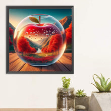 Load image into Gallery viewer, Diamond Painting - Full Round - Apple maple leaf mountain (30*30CM)
