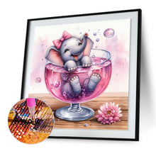 Load image into Gallery viewer, Diamond Painting - Full Round - Elephant in glass (30*30CM)
