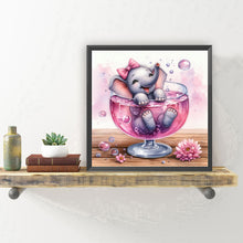 Load image into Gallery viewer, Diamond Painting - Full Round - Elephant in glass (30*30CM)
