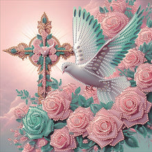 Load image into Gallery viewer, Diamond Painting - Partial Special Shaped - Cross (30*30CM)
