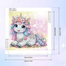 Load image into Gallery viewer, Diamond Painting - Partial Special Shaped - Unicorn (30*30CM)
