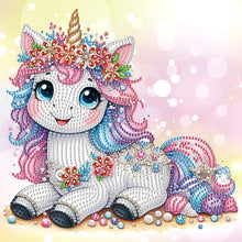 Load image into Gallery viewer, Diamond Painting - Partial Special Shaped - Unicorn (30*30CM)
