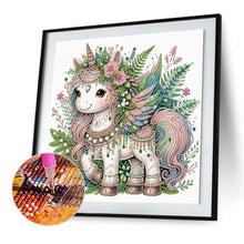 Load image into Gallery viewer, Diamond Painting - Partial Special Shaped - Unicorn (30*30CM)
