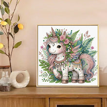 Load image into Gallery viewer, Diamond Painting - Partial Special Shaped - Unicorn (30*30CM)
