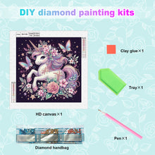 Load image into Gallery viewer, Diamond Painting - Partial Special Shaped - Unicorn (30*30CM)
