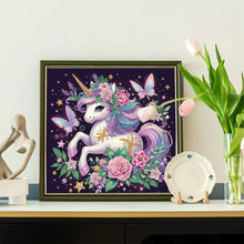 Load image into Gallery viewer, Diamond Painting - Partial Special Shaped - Unicorn (30*30CM)
