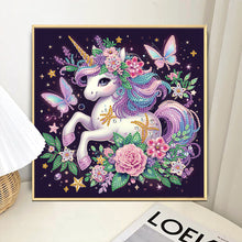 Load image into Gallery viewer, Diamond Painting - Partial Special Shaped - Unicorn (30*30CM)
