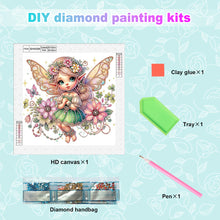 Load image into Gallery viewer, Diamond Painting - Partial Special Shaped - Elf girl (30*30CM)
