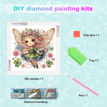 Load image into Gallery viewer, Diamond Painting - Partial Special Shaped - Elf girl (30*30CM)
