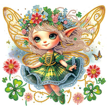 Load image into Gallery viewer, Diamond Painting - Partial Special Shaped - Elf girl (30*30CM)
