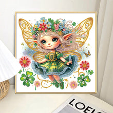 Load image into Gallery viewer, Diamond Painting - Partial Special Shaped - Elf girl (30*30CM)
