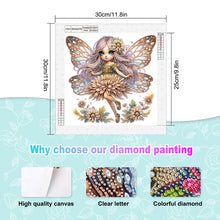 Load image into Gallery viewer, Diamond Painting - Partial Special Shaped - Elf girl (30*30CM)
