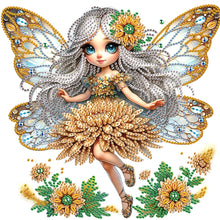 Load image into Gallery viewer, Diamond Painting - Partial Special Shaped - Elf girl (30*30CM)
