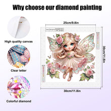Load image into Gallery viewer, Diamond Painting - Partial Special Shaped - Elf girl (30*30CM)
