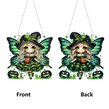 Load image into Gallery viewer, Double Sided Special Shape Butterfly Girl Diamond Painting Decor for Wall Window
