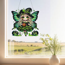Load image into Gallery viewer, Double Sided Special Shape Butterfly Girl Diamond Painting Decor for Wall Window
