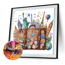 Load image into Gallery viewer, Diamond Painting - Partial Special Shaped - Travel the world (30*30CM)
