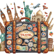 Load image into Gallery viewer, Diamond Painting - Partial Special Shaped - Travel the world (30*30CM)
