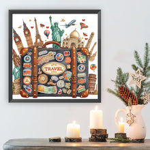 Load image into Gallery viewer, Diamond Painting - Partial Special Shaped - Travel the world (30*30CM)
