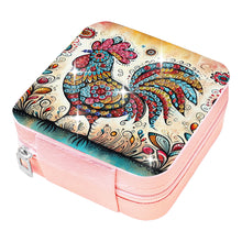Load image into Gallery viewer, Special Shape Rooster Diamond Painting Jewelry Storage Box for Women Girls
