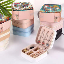 Load image into Gallery viewer, Special Shape Rooster Diamond Painting Jewelry Storage Box for Women Girls
