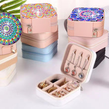 Load image into Gallery viewer, Special Shape Mandala Diamond Painting Jewelry Storage Box for Women Girls
