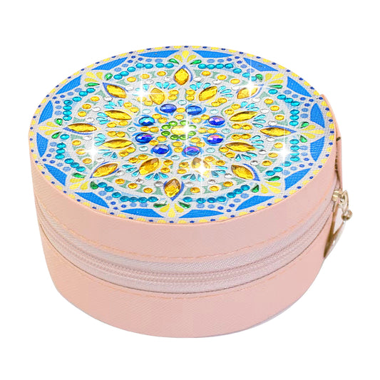Special Shape Mandala Diamond Painting Jewelry Storage Box for Women Girls