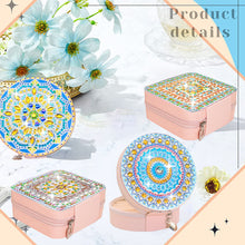 Load image into Gallery viewer, Special Shape Mandala Diamond Painting Jewelry Storage Box for Women Girls
