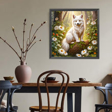 Load image into Gallery viewer, Diamond Painting - Full Round - White fox (40*40CM)
