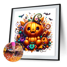 Load image into Gallery viewer, Diamond Painting - Full Round - Halloween pumpkin (30*30CM)
