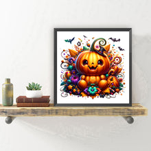 Load image into Gallery viewer, Diamond Painting - Full Round - Halloween pumpkin (30*30CM)
