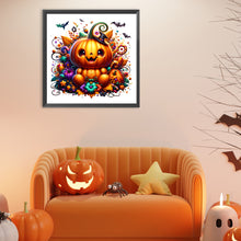 Load image into Gallery viewer, Diamond Painting - Full Round - Halloween pumpkin (30*30CM)
