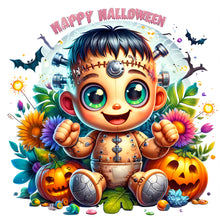 Load image into Gallery viewer, Diamond Painting - Full Round - Halloween monster (30*30CM)
