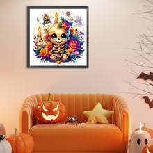 Load image into Gallery viewer, Diamond Painting - Full Round - Halloween skeleton (30*30CM)
