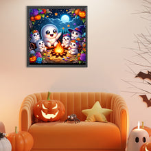 Load image into Gallery viewer, Diamond Painting - Full Round - Halloween ghost (30*30CM)
