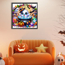 Load image into Gallery viewer, Diamond Painting - Full Round - Halloween ghost (30*30CM)
